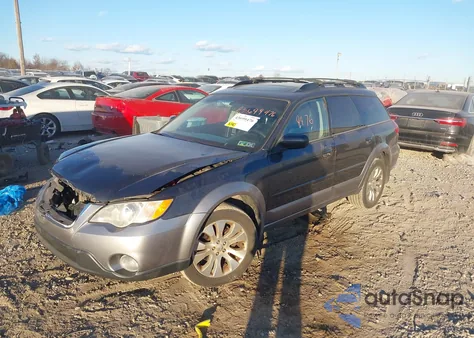 2009 Subaru Outback 2.5I Limited z USA, uszkodzony, nr VIN 4S4BP66C497320057